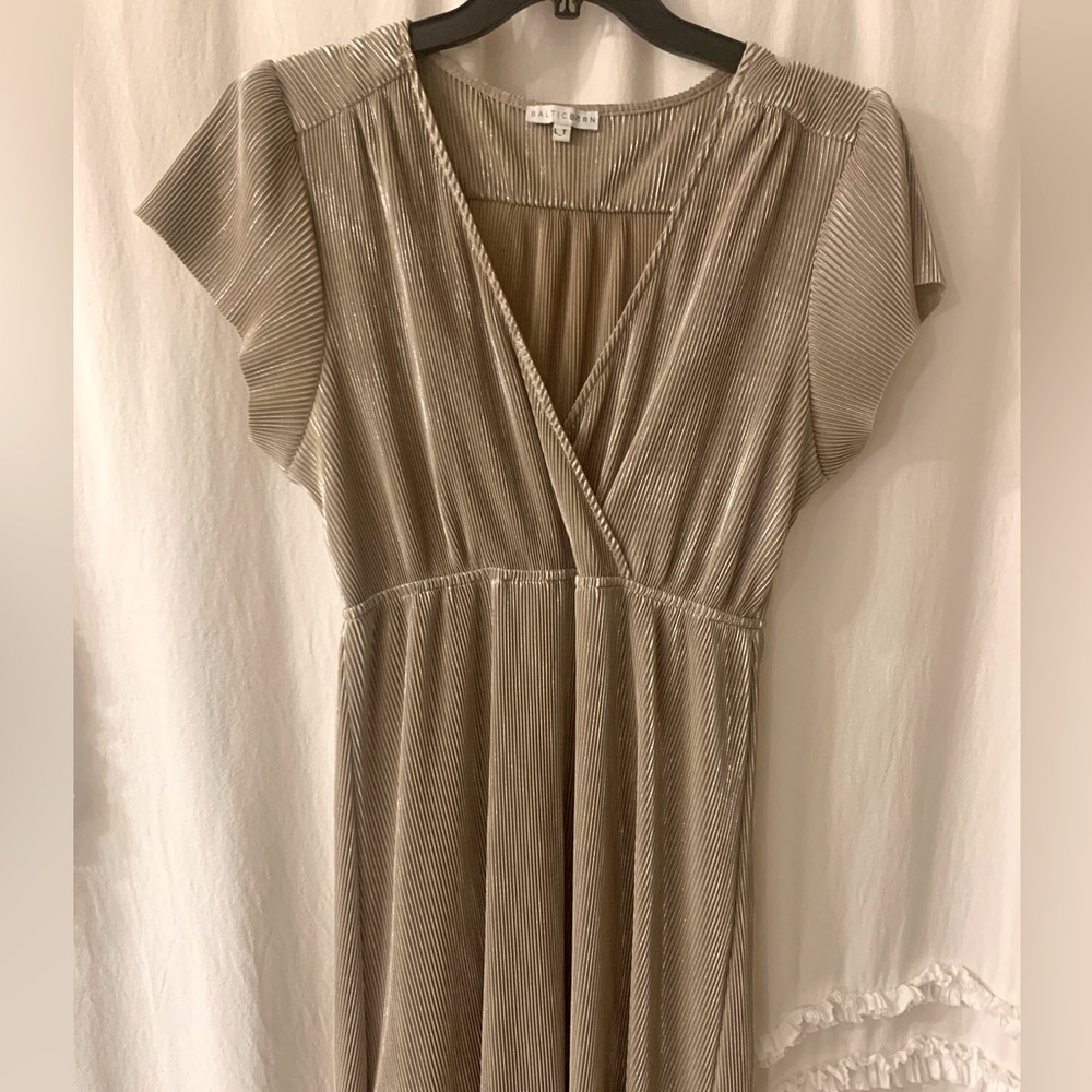 Gold maxi dress